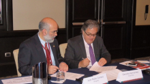 Firma del Memorando de Entendimiento entre la Superintendencia Financiera de Colombia y la Superintendencia de Servicios Financieros del Banco Central de Uruguay - Noviembre 5