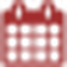 Icono calendarios rojo