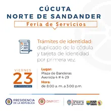 Feria Nacional de Servicio al Ciudadano en Cucutá - Noviembre 24 de 2018