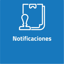 Menú notificaciones