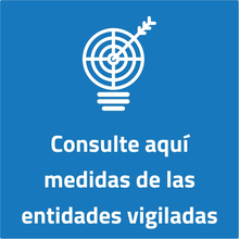 Menú Medidas Coyuntura por COVID-19 - Medidas adoptadas por las entidades vigiladas