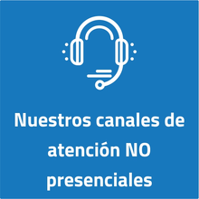 Menú Medidas Coyuntura por COVID-19 - Nuestros canales de atención No presenciales