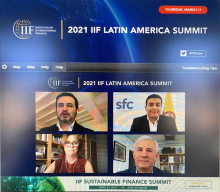 Latin America Summit organizado por el Institute of International Finance - IIF- Marzo 11 de 2021