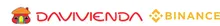Icono Davivienda y Binance