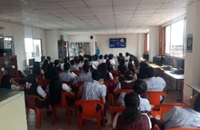 Jornada de Educación financiera con estudiantes de Cabecera del Llano y del Colegio Centro de Comercio en Piedecuesta (Santander) - Julio 26 de 2023