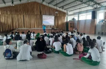 Jornada de Educación financiera con estudiantes de Cabecera del Llano y del Colegio Centro de Comercio en Piedecuesta (Santander) - Julio 26 de 2023