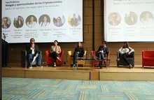 Panel "La regulación y los riesgos: visión de las autoridades", que se realizó en el marco del Foro Riesgos y oportunidades de las criptomonedas - Universidad Javeriana - septiembre 25 de 2023