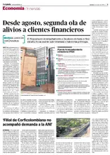 Portafolio "Desde agosto, segunda ola de alivios a clientes financieros" 02 de julio de 2020
