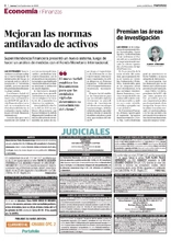 Portafolio "Mejoran las normas antilavado de activos" 03 de septiembre de 2020