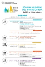 Agenda Semana Mundial del Inversionista 2024 - Octubre 21 al 25 de 2024