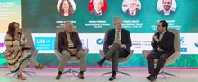 Panel, Alcanzar juntos los objetivos de la naturaleza, el clima y el desarrollo - Entorno habilitador para movilizar financiación, que se llevó a cabo en el día de las finanzas y la biodiversidad de América Latina y el Caribe - Octubre 26 de 2024