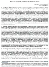 Finanzas sostenibles para el desarrollo urbano