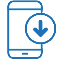 Icono celular con fecha abajo