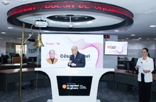 SFC, en el toque de campana de BVC para conmemorar la equidad de género - Marzo 6 de 2026