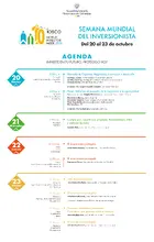 Agenda Semana Mundial del Inversionista 2026 - Octubre 20 al 23 de 2026