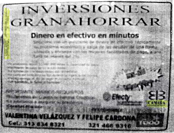 Volante Inversiones Granahorrar