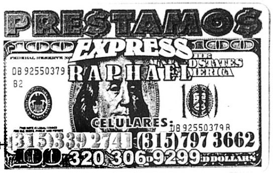 Volante Préstamos Express Raphael