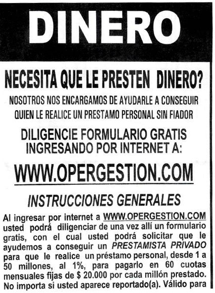 Publicidad web Opergestión
