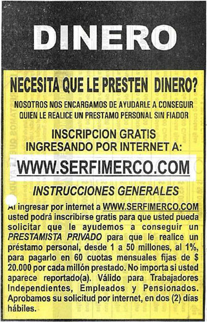 Aviso de prensa Serfimerco
