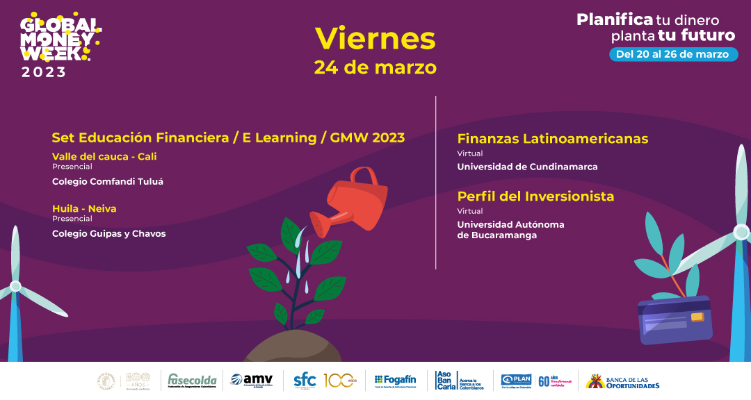 Global Money Week 2023 - Agenda viernes 24 de marzo