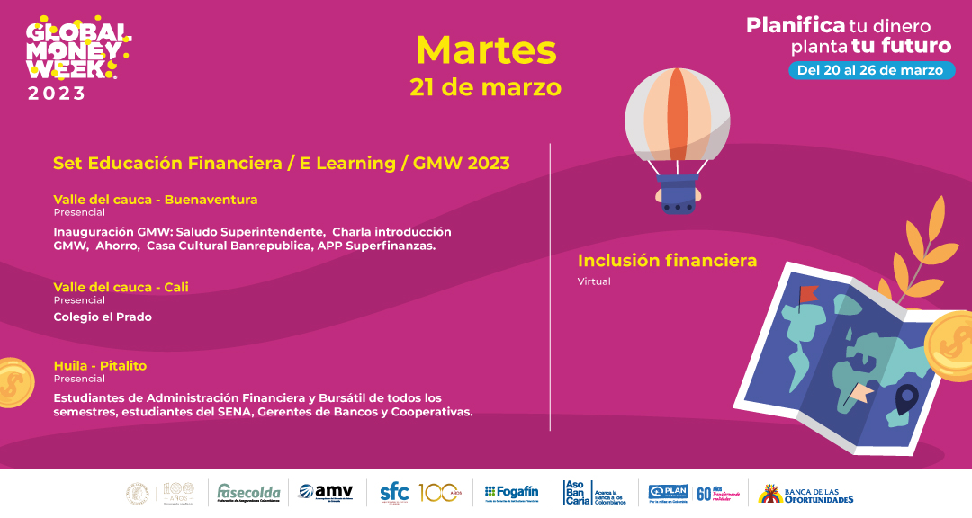 Global Money Week 2023 - Agenda viernes 21 de marzo