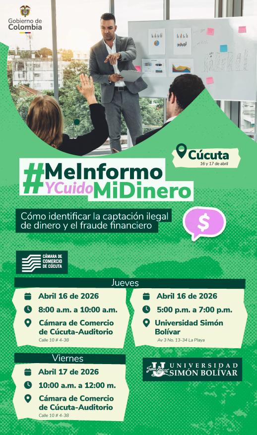 Agenda Me informo y cuido mi dinero en Ibagué Agenda Me informo y cuido mi dinero en Ibagué