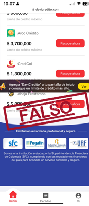 Falsa Vigilada_Davicrédito