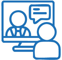 Icono teleconferencia