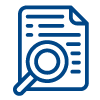 Icono documento con lupa