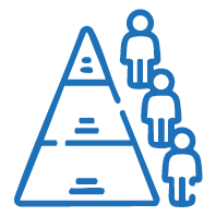 Icono pirámide Icono pirámide