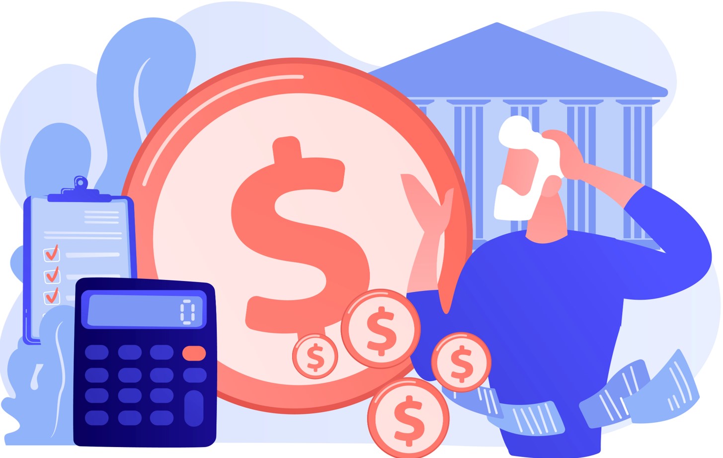 Imagen hombre pensativo, pesos
