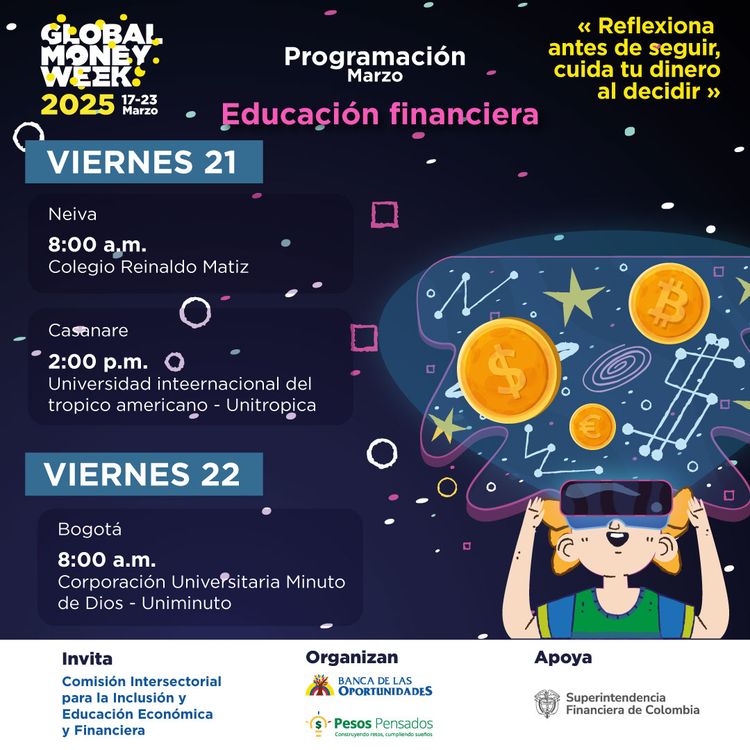 Agenda SFC Global Money Week 2025 - Viernes 21 de 2025